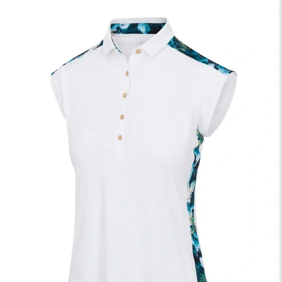 4 pc Greg Norman Collection in Blue and Green Print bundle - Picture 3 of 5